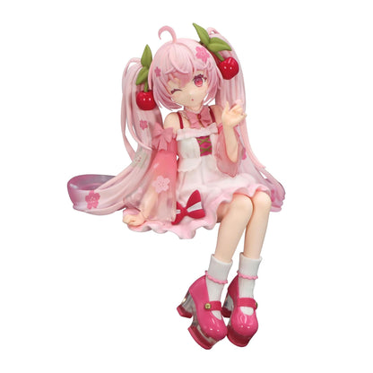 Hatsune Miku Noodle Stopper Pvc Statue Sakura Miku 2025 Wink Ver. 14 Cm