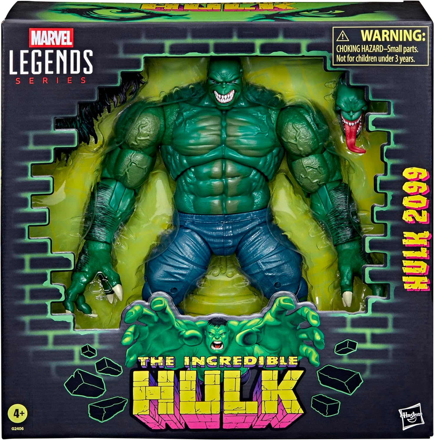 Marvel Legends Series Hulk 2099, Action-Figurenset zum Sammeln zu den Hulk 2099 Comics, Skala 15 cm