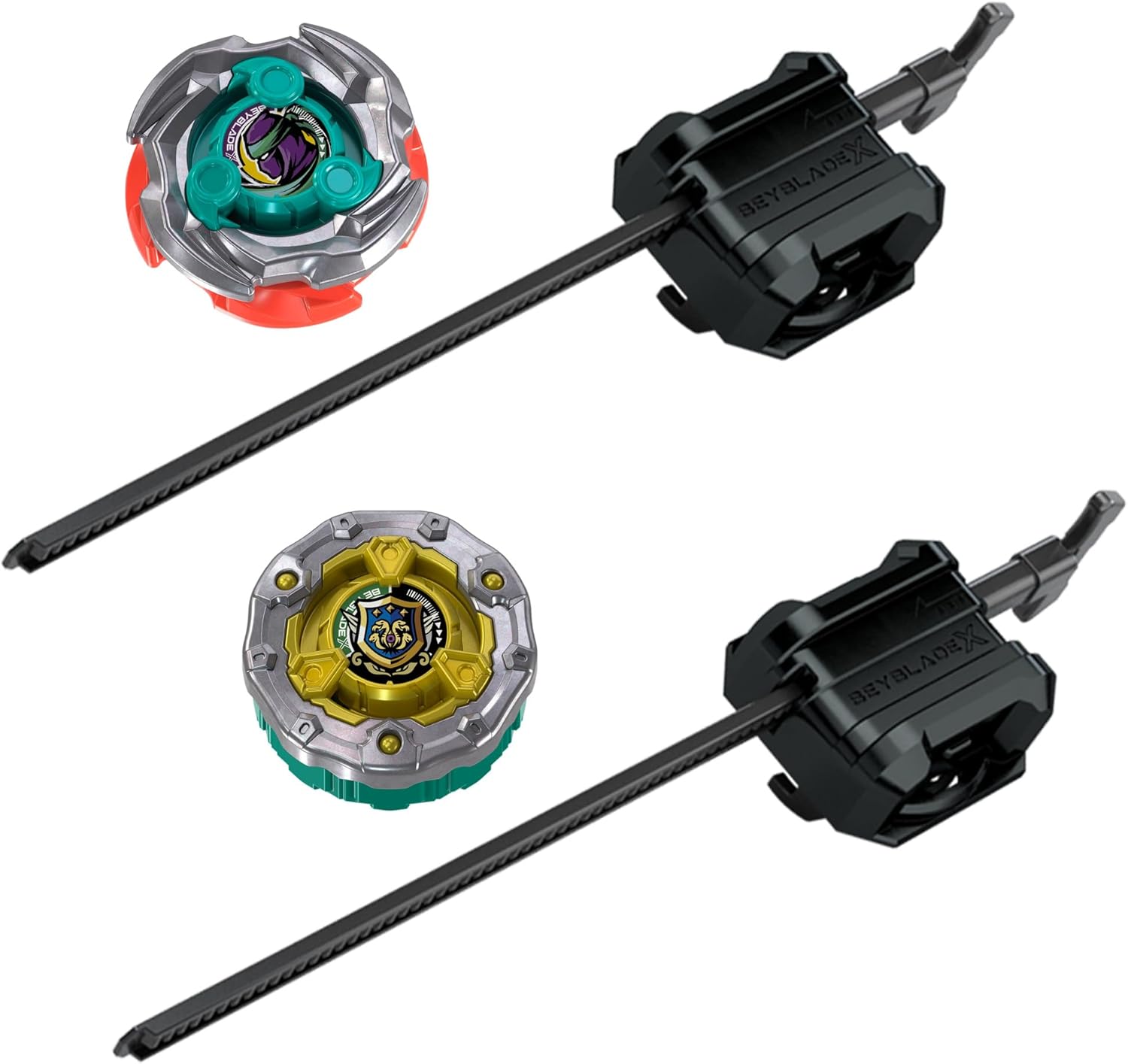 Beyblade X Sneak Attack Battle Set with Beystadium Arena, 2 Right-Spinning Takara Tomy Battling Tops Game Toys, 2 Launchers, Ages 8+