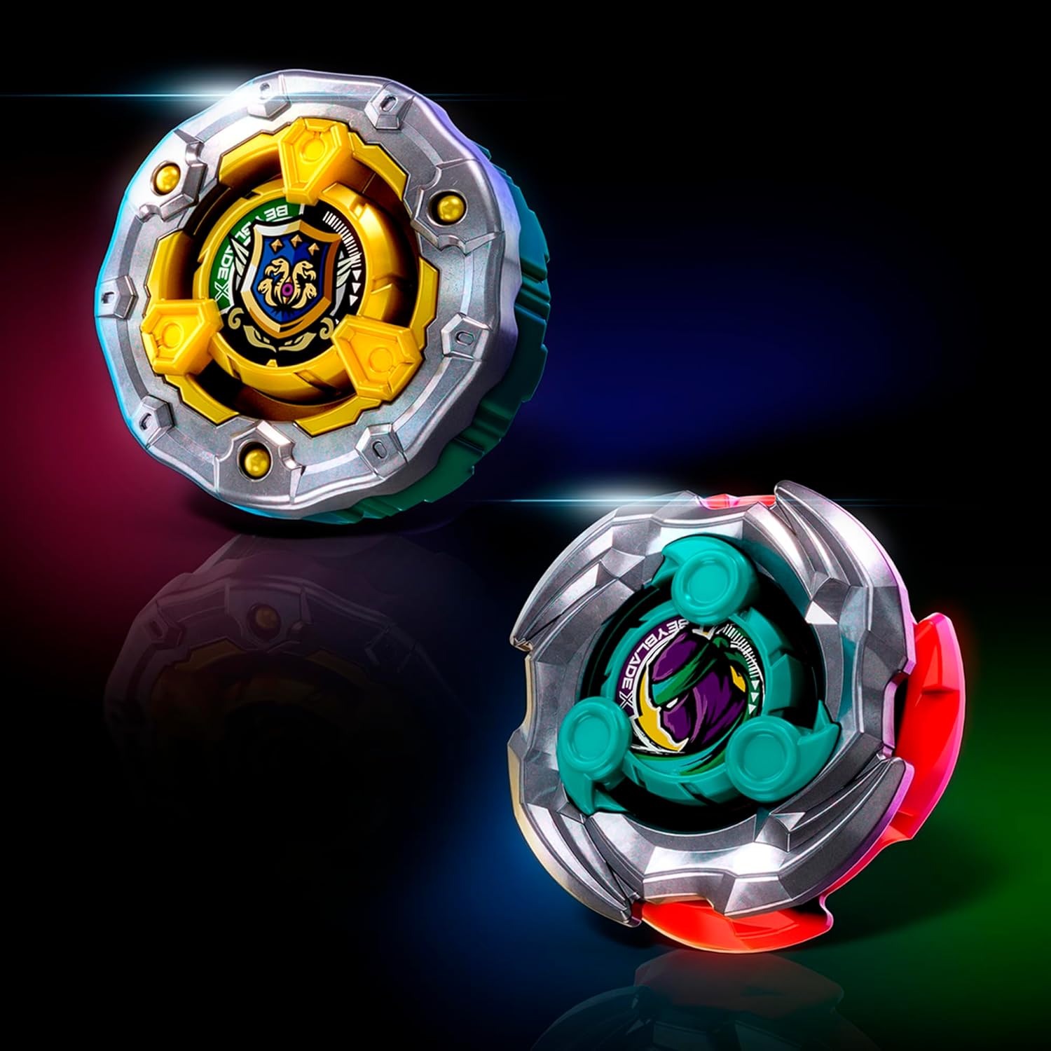 Beyblade X Sneak Attack Battle Set with Beystadium Arena, 2 Right-Spinning Takara Tomy Battling Tops Game Toys, 2 Launchers, Ages 8+
