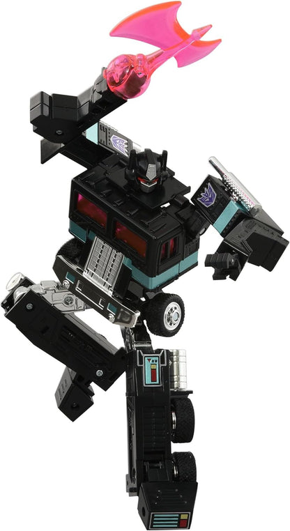 Transformers Takara Tomy Missing Link C-01N Nemesis Prime Collectible Action Figure with Trailer, 15+