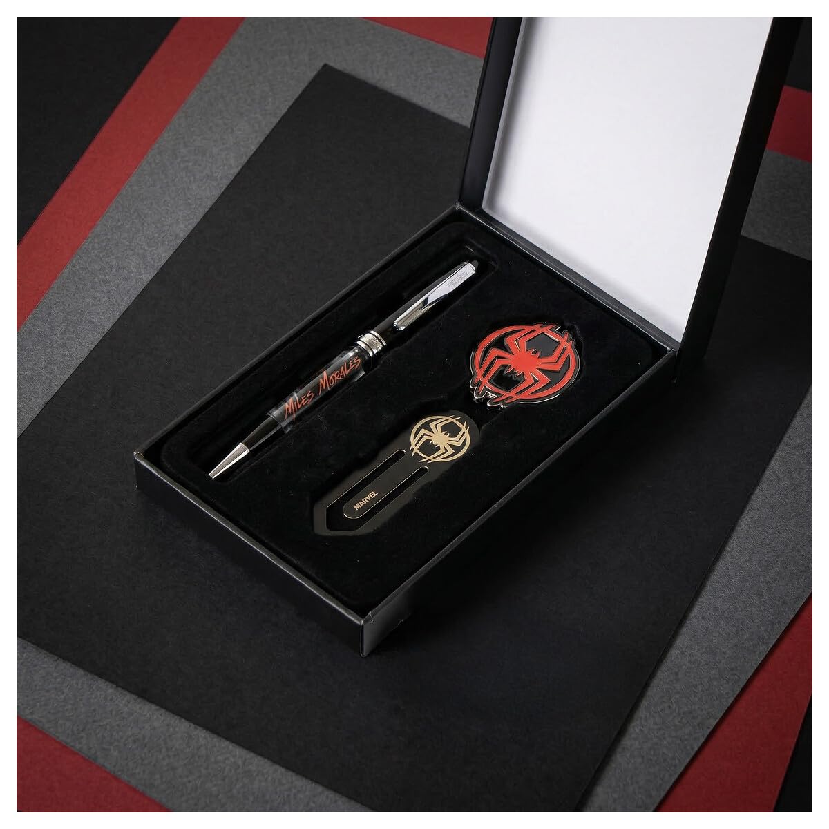 CERDÁ LIFE'S LITTLE MOMENTS Disney Miles Morales Spider-Man Notebook and Pen Set for Back-to-school, Gifting, Notes, Sketches and Journaling