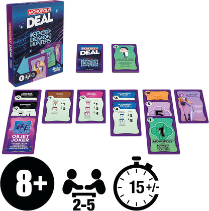 Monopoly - Deal K-Pop Demon Hunters (Fr)