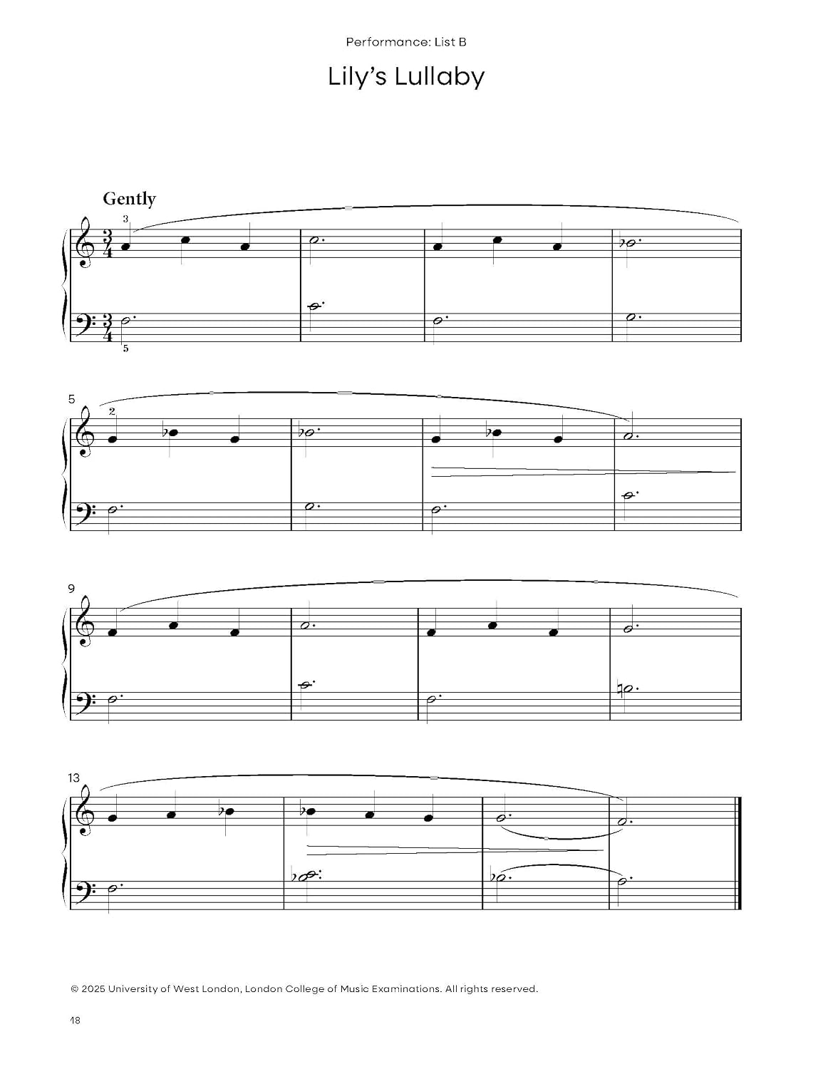 LCME Piano Handbook 2026: Step 1.