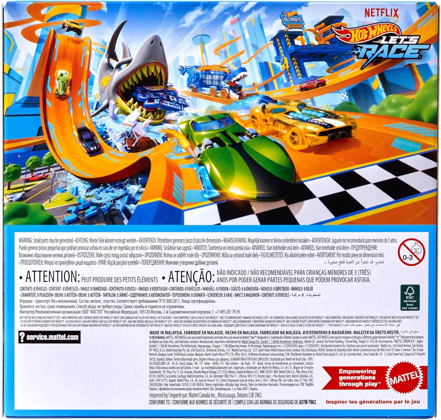 Hot Wheels - Hot Wheels 164 Let`s 8 Pack