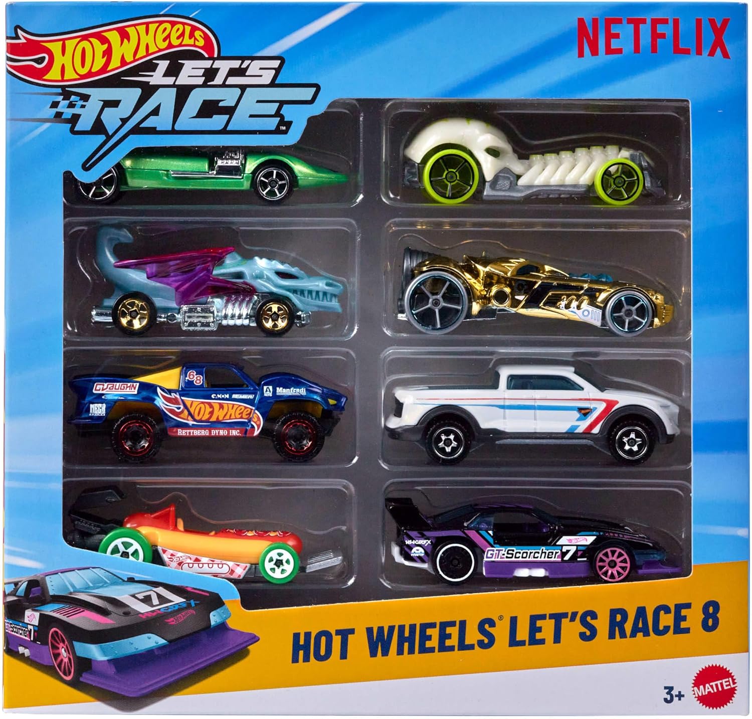 Hot Wheels - Hot Wheels 164 Let`s 8 Pack
