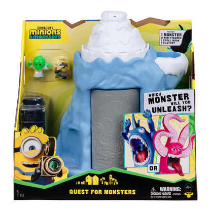 MINIONS Illumination Monster speelset monsterzoektocht, met Goomi – onthult het mysterieuze monster met behulp van het toverboek