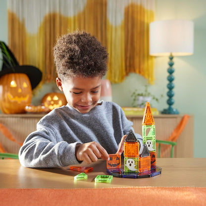 Magna-Tiles microMAGS 24-delige griezelreisset - het originele magneetbouwmerk