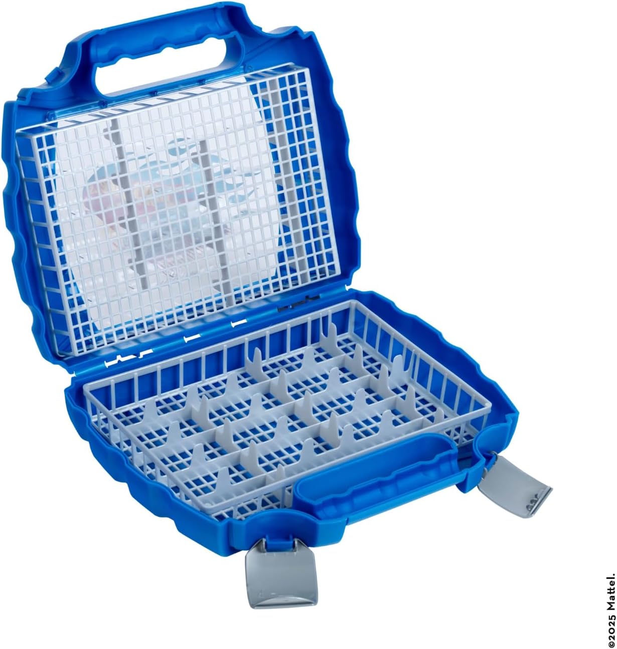 Theo Klein 2823 Hot Wheels-verzamelkoffer I Stevige koffer met opbergvakken voor maximaal 30 auto's I Praktisch, robuust handvat I Afmetingen: 26,6 cm x 32 cm x 8,8 cm I Speelgoed voor kinderen vanaf