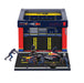 Bburago - Pit Stop Red Bull RB20 (2024) #1 Verstappen, Speelset met Diorama, Voertuig Schaal 1:43 en 6 Monteurs, Gedetailleerde Replica, Red Bull-Licentie, Leeftijd 3+ Jaar