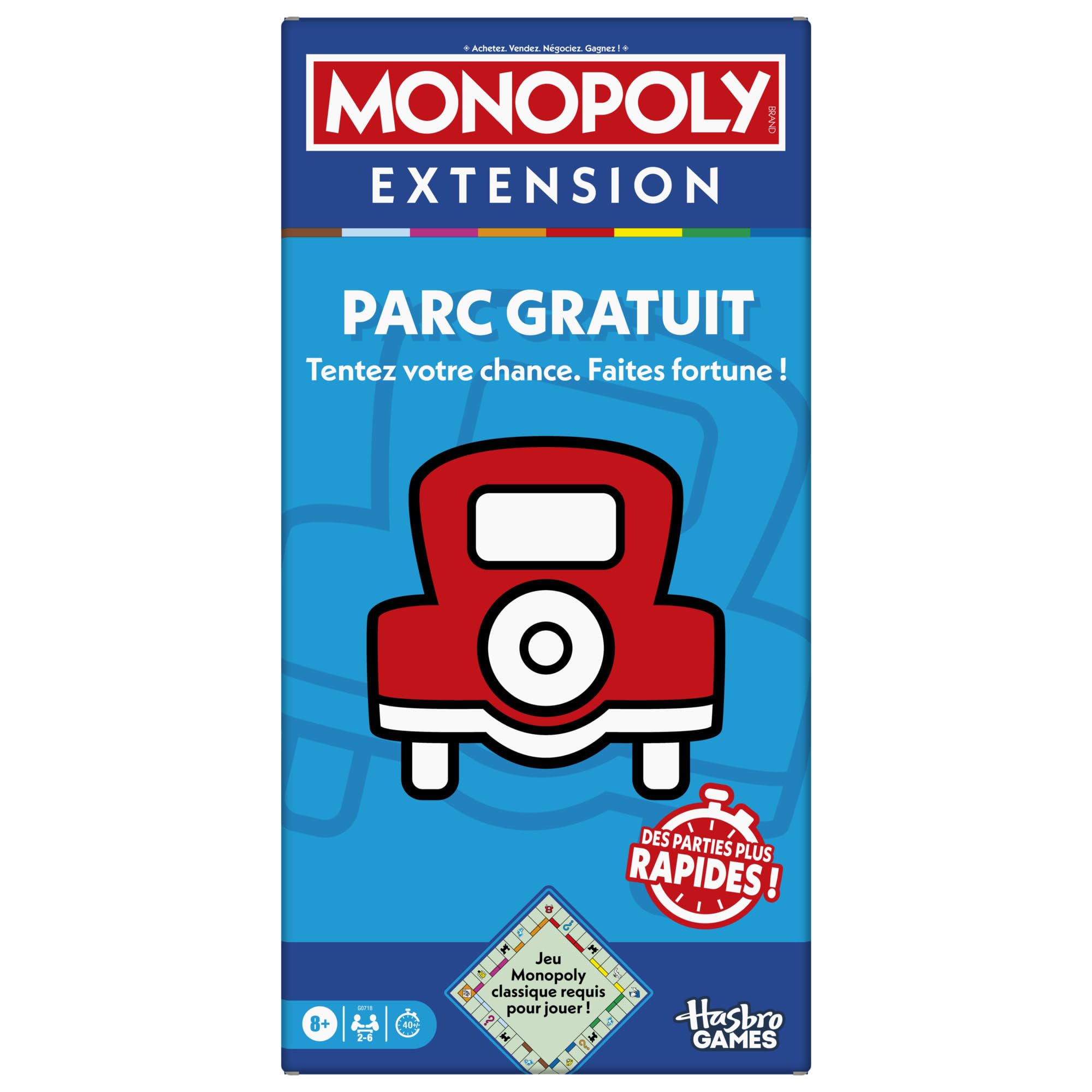 Monopoly, Gratis Park-uitbreiding (klassiek Monopoly spel vereist om te spelen) - Franse versie