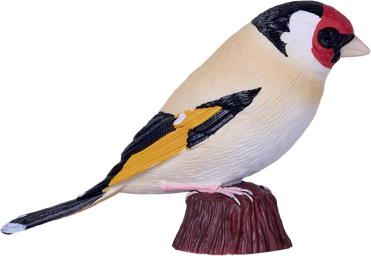 MOJO | Bird Enthusiast Collection Series 1 Handgeschilderde figuren, verzamelobjecten voor dieren in het wild, speelgoed, gedetailleerde sculpturen met QR-code voor leuke weetjes (Europees goudgevecht