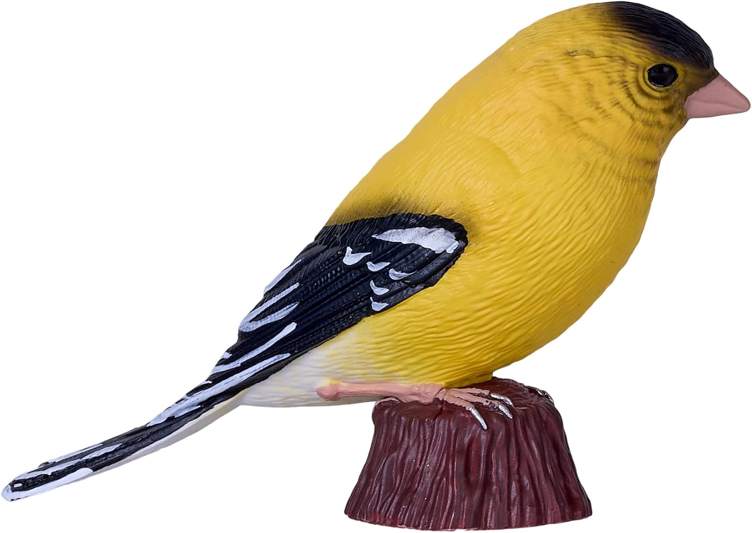 MOJO Bird Enthusiast Collection 1 - Handgeschilderde beeldjes, verzamelobjecten, speelgoed, gedetailleerde sculpturen met QR-code voor leuke weetjes (Amerikaanse goudvink)