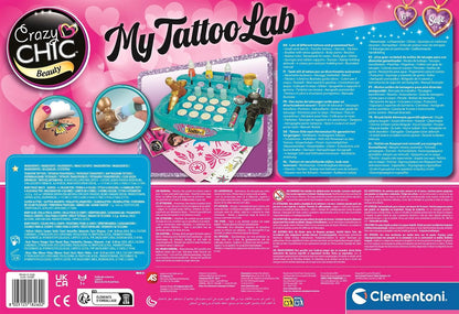 Clementoni Kleuren & Knutselen, Tattoo Studio, 6-8 jaar