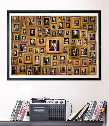 Clementoni - 39786 - Impossible Puzzle - Harry Potter - 1000 stukjes - puzzel voor volwassenen, moeilijke puzzel, onmogelijk, Made in Italy