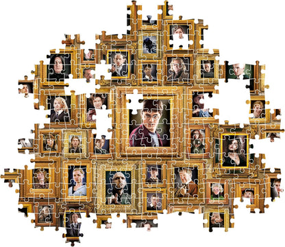 Clementoni - 39786 - Impossible Puzzle - Harry Potter - 1000 stukjes - puzzel voor volwassenen, moeilijke puzzel, onmogelijk, Made in Italy