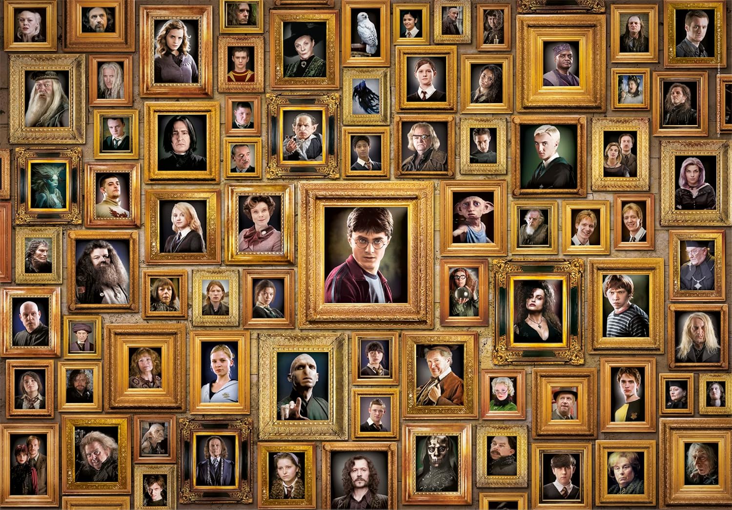 Clementoni - 39786 - Impossible Puzzle - Harry Potter - 1000 stukjes - puzzel voor volwassenen, moeilijke puzzel, onmogelijk, Made in Italy