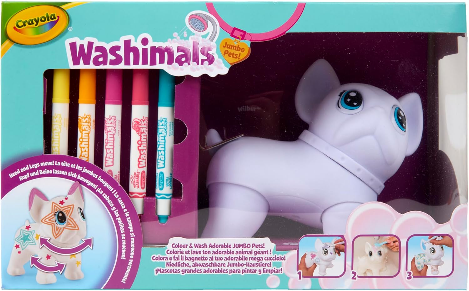 Crayola Washimals Jumbo Hond Wilbur