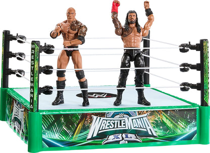 Wwe Vechtring Met 2 Speelfiguren