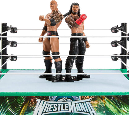 Wwe Vechtring Met 2 Speelfiguren