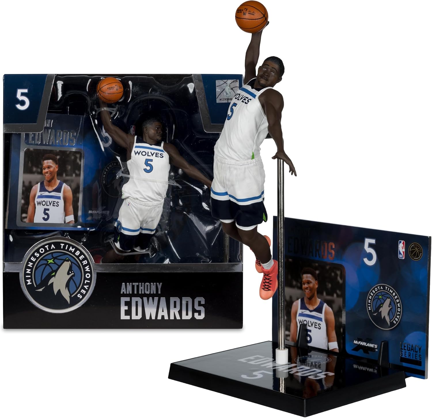 MCFARLANE NBA POSED FIG ANT EDWARDS (TIMBERWOLVES)