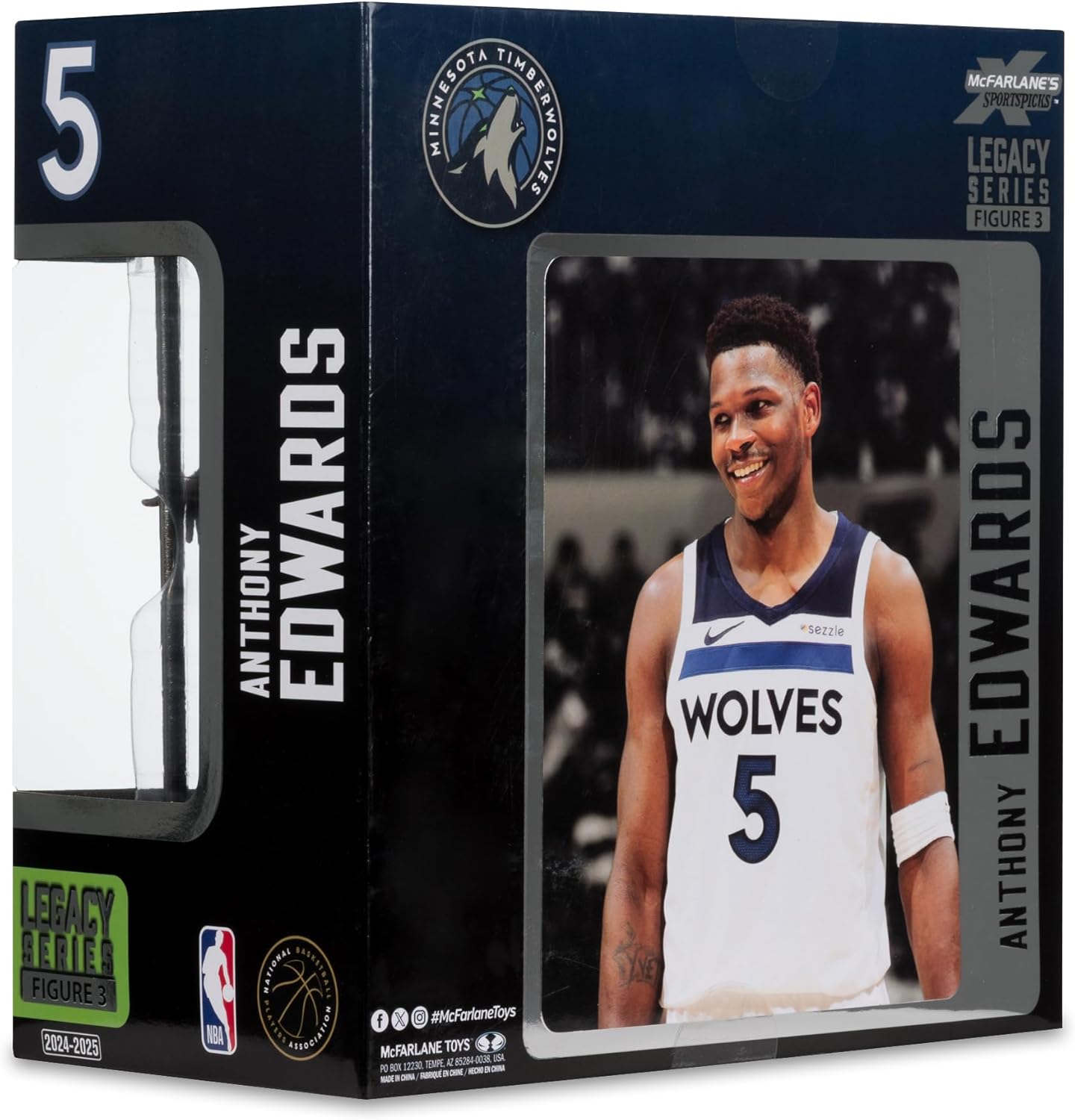 MCFARLANE NBA POSED FIG ANT EDWARDS (TIMBERWOLVES)