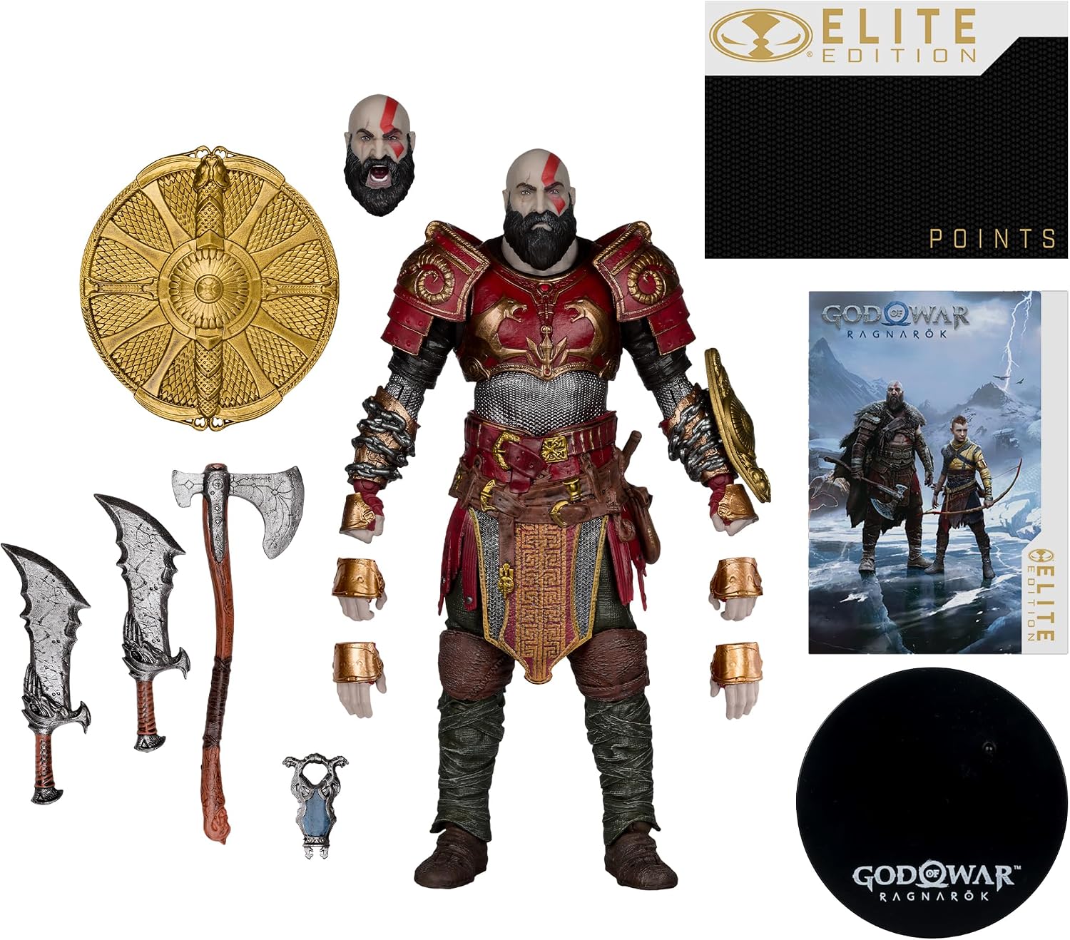 McFarlane Toys-God of War Kratos (God of War Ragnarok) 7in Deluxe Action Figure