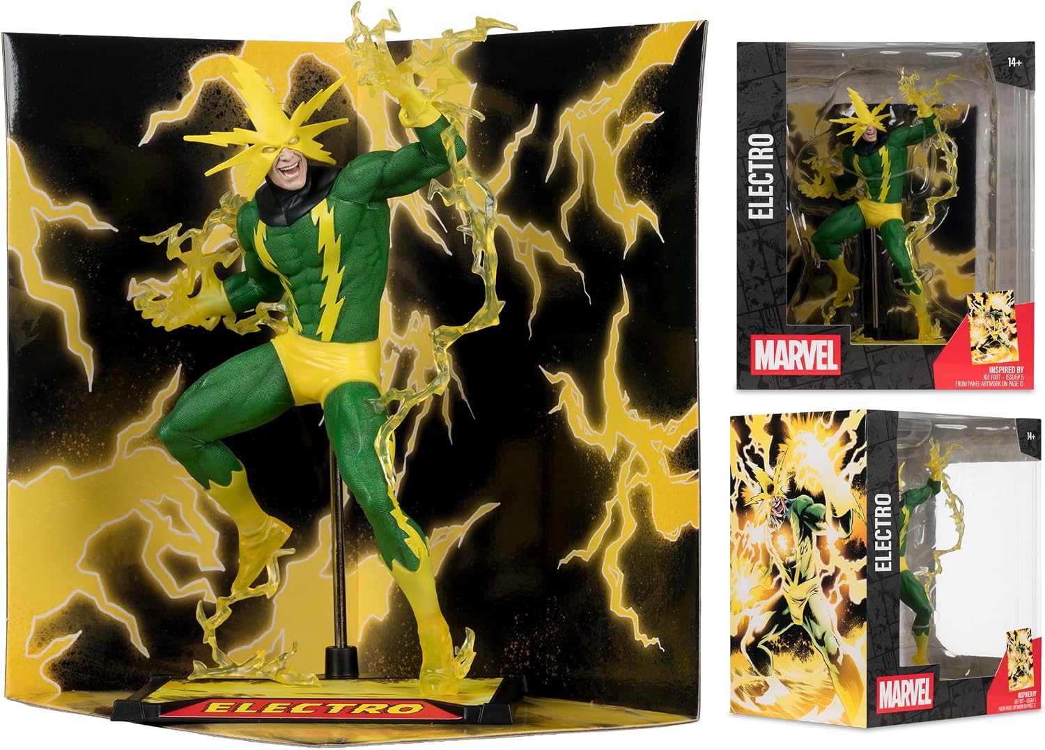 McFarlane Toys- Marvel Electro 1:10th Scale Collectible (Joe Fixit #5
