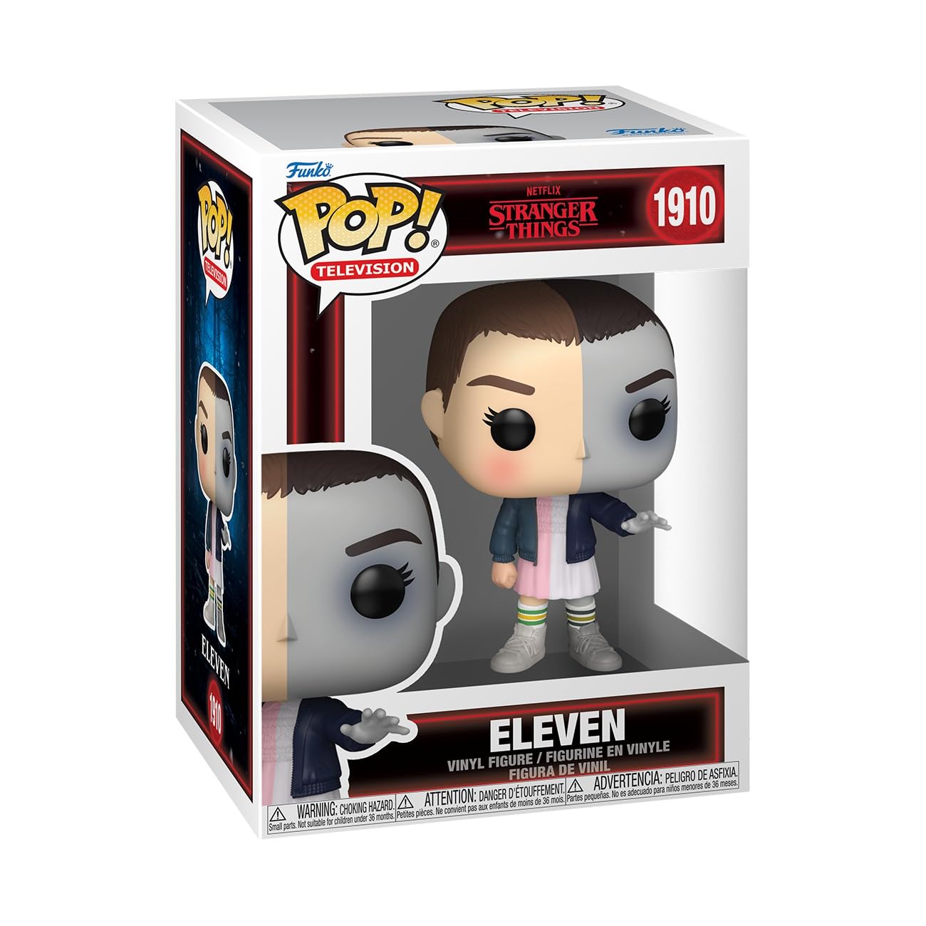Funko Pop! TV: Stranger Things - Eleven Split - Collectable Vinyl Figure - Gift Idea - Official Merchandise - Toys for Kids & Adults - Fantasy Fans - Model Figure for Collectors and Display