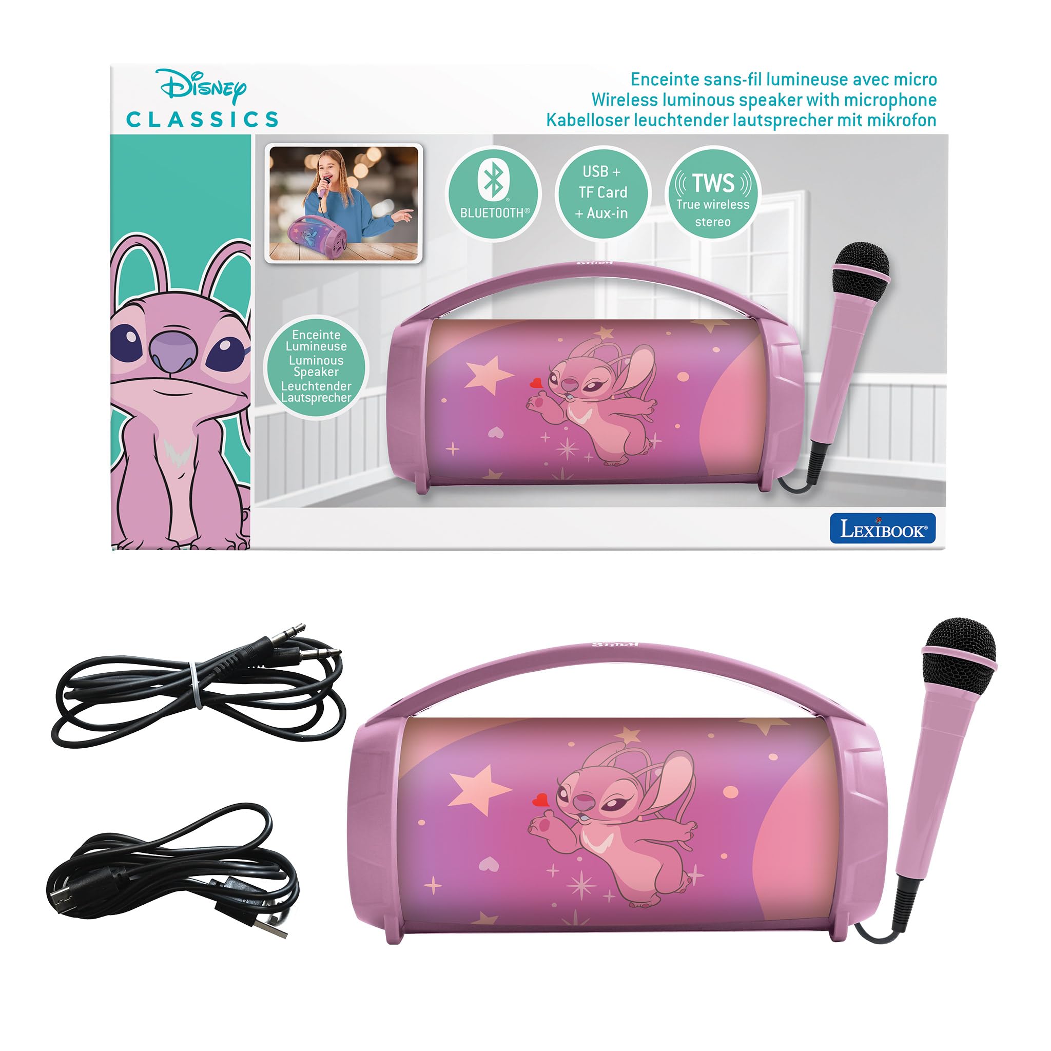 Angel Bluetooth-Luidspreker Met Microfoon