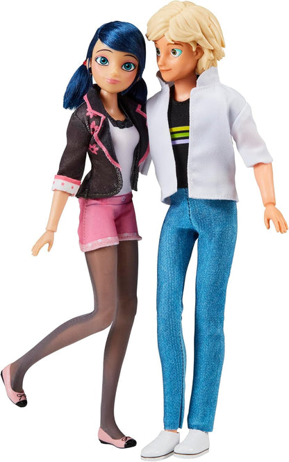 Miraculous Marinette & Adrien Poppenset - 26 Cm