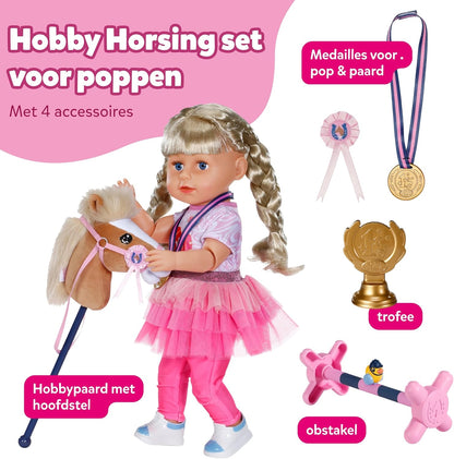 Baby Born Hobbyhorseset - 43Cm