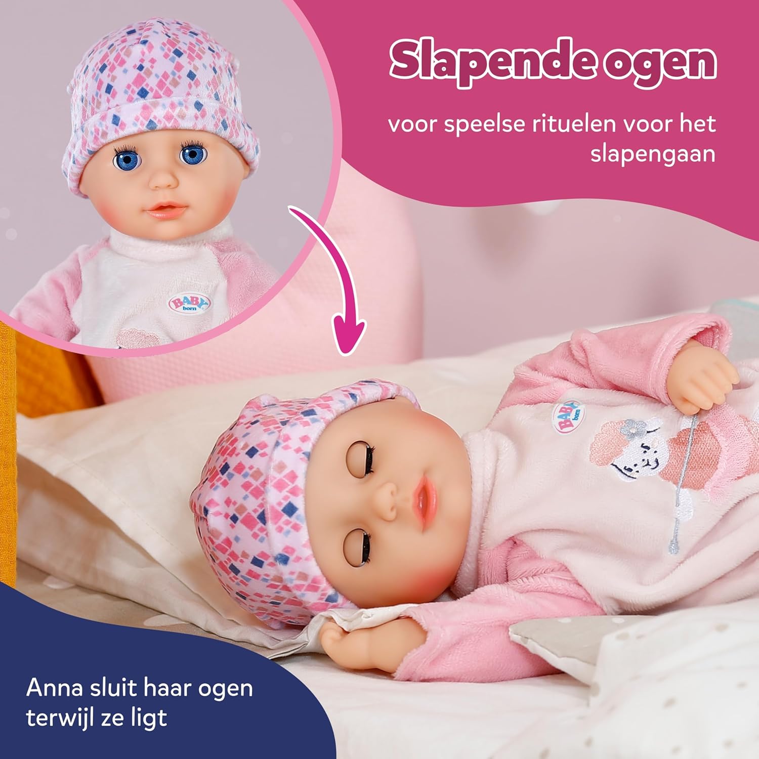 Baby Born Soft Touch Little Girl Anna Rose - 36Cm