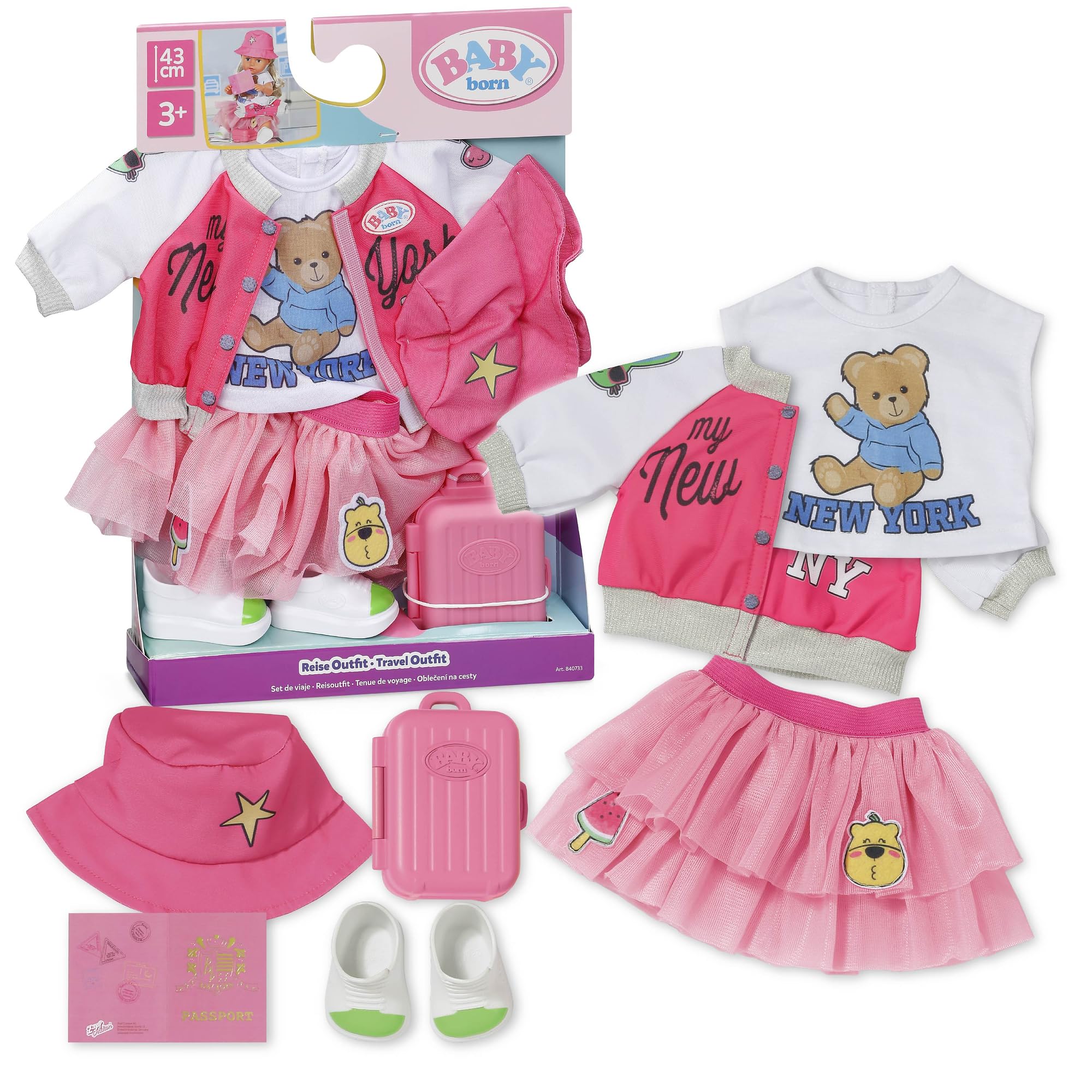 Baby Born Travel Set - 43Cm