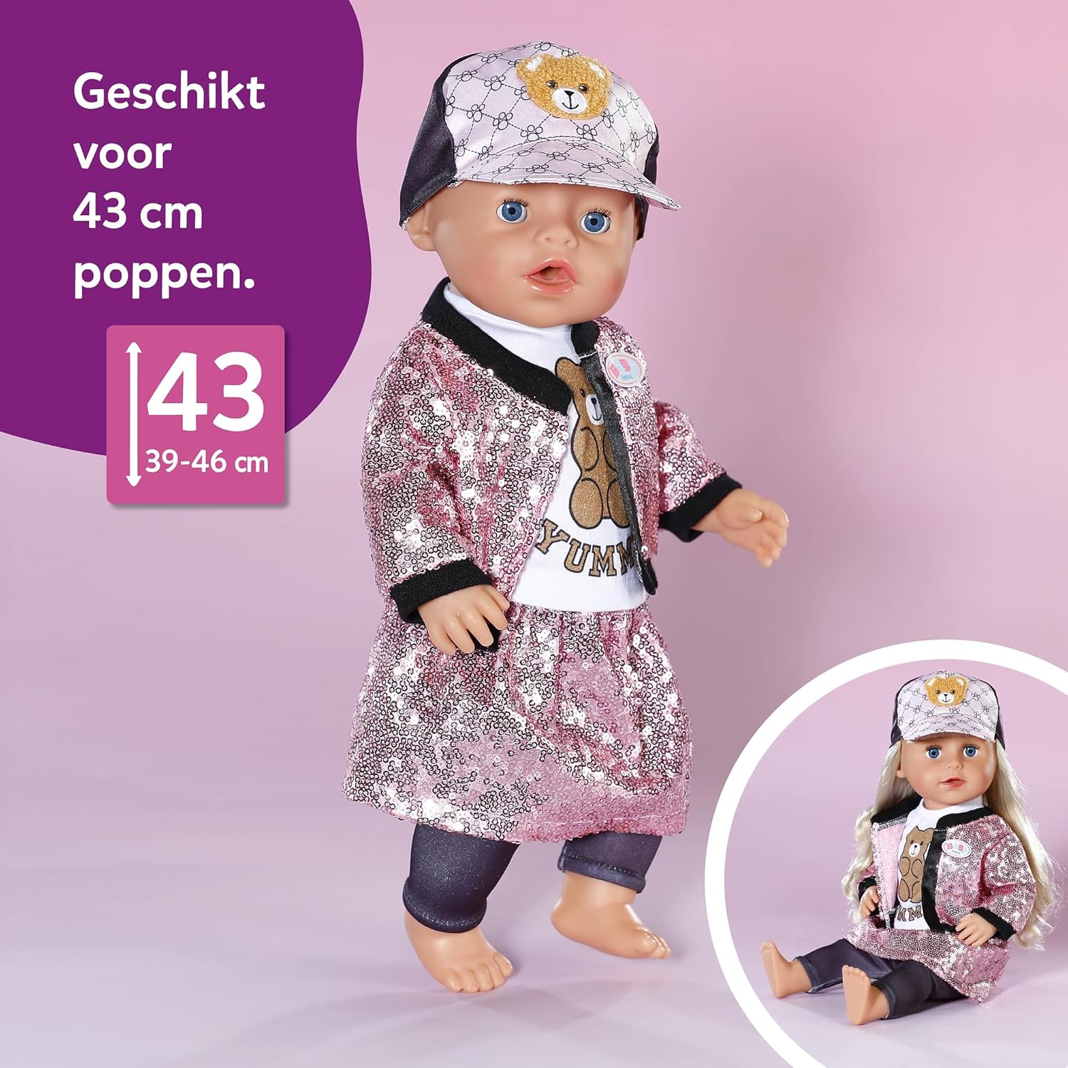 Baby Born Glam Outfit - 43Cm