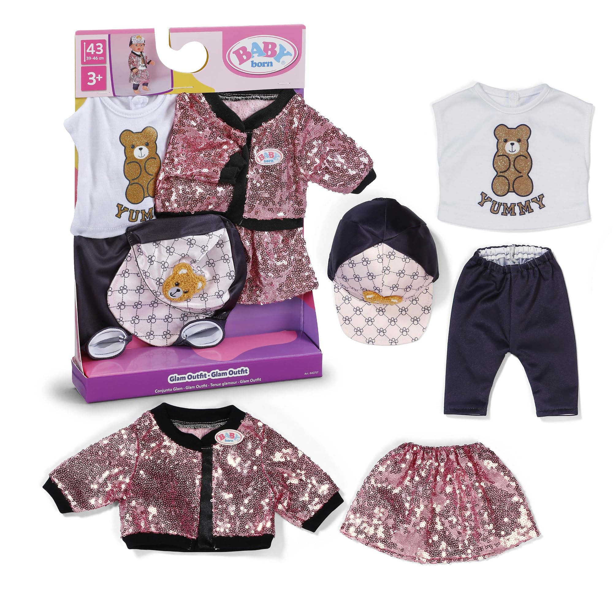 Baby Born Glam Outfit - 43Cm