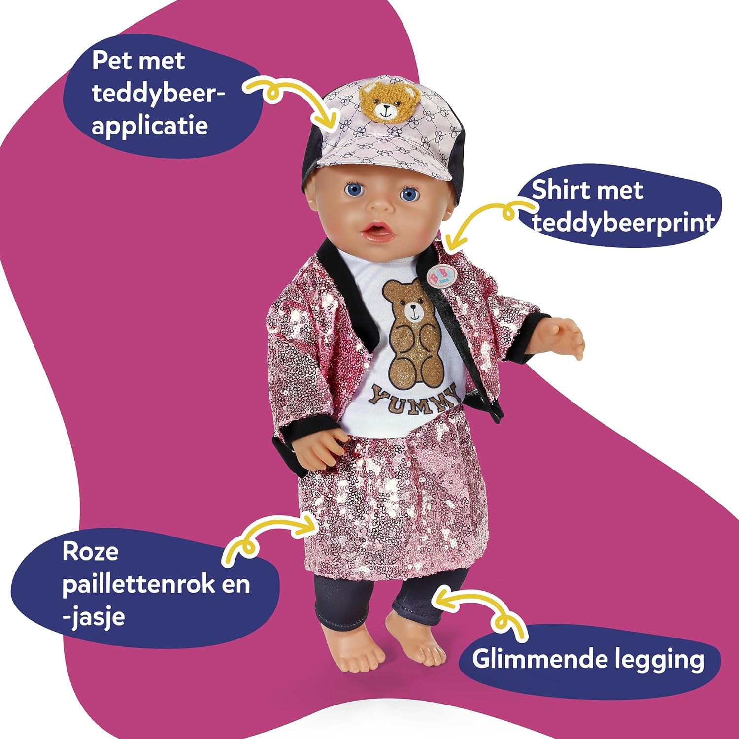 Baby Born Glam Outfit - 43Cm