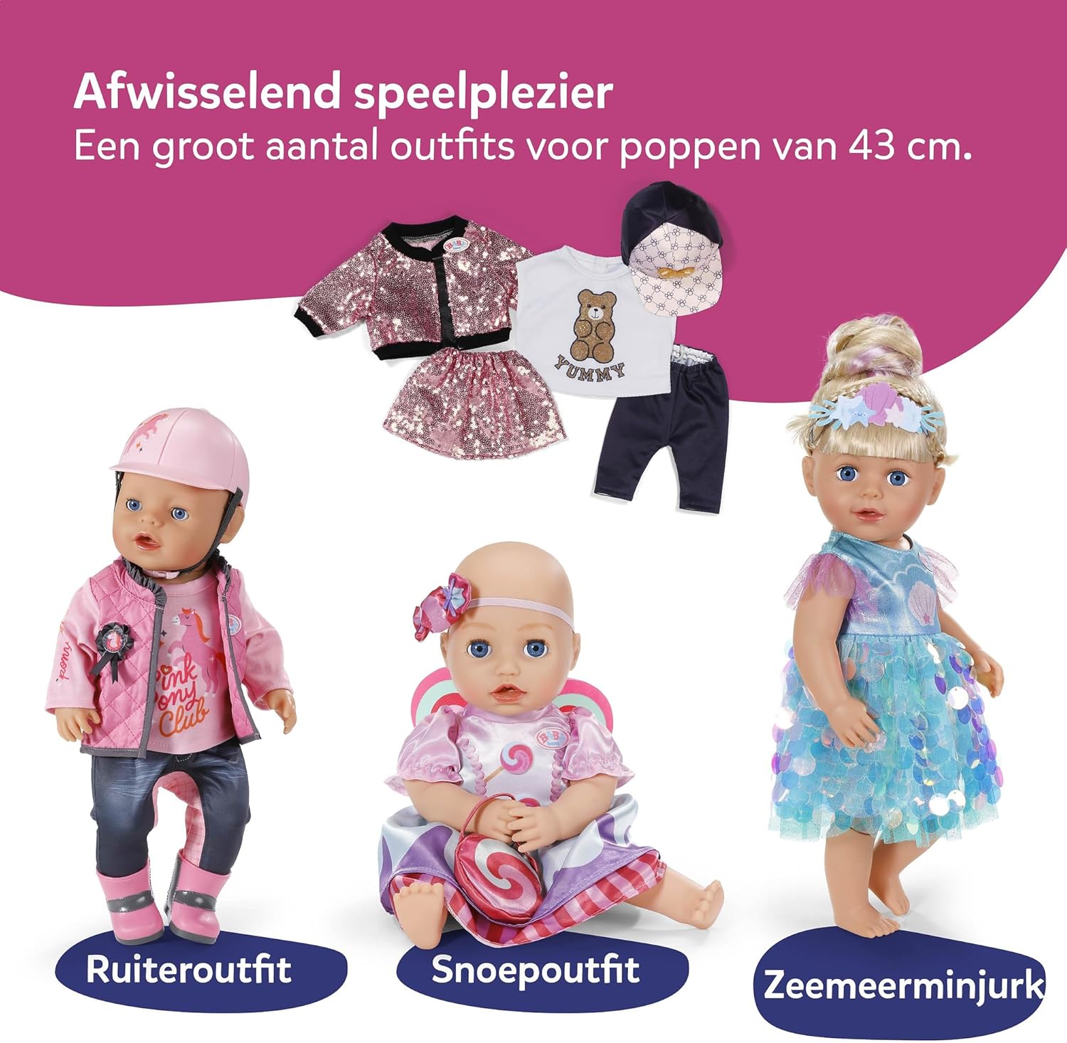 Baby Born Glam Outfit - 43Cm