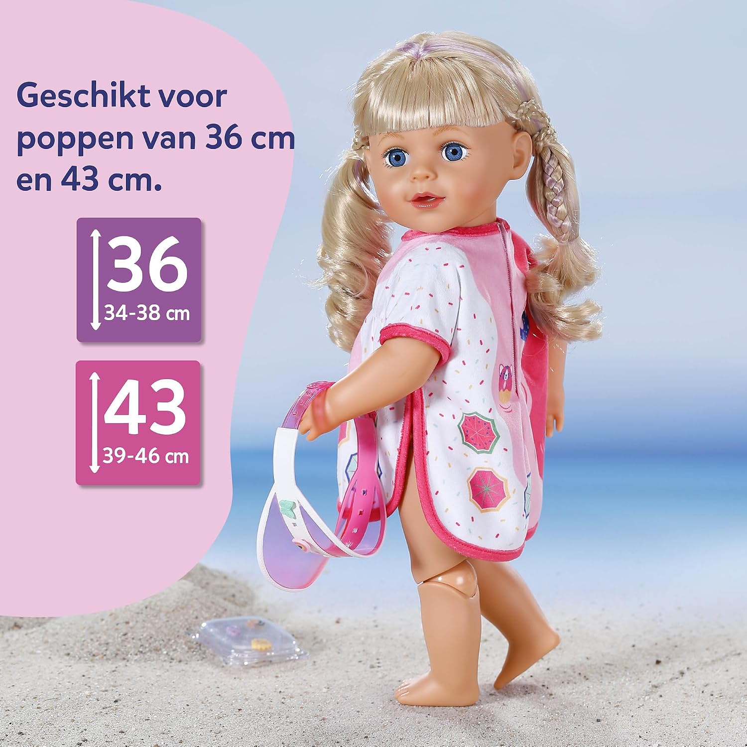 Baby Born Strandoutfit - 43Cm