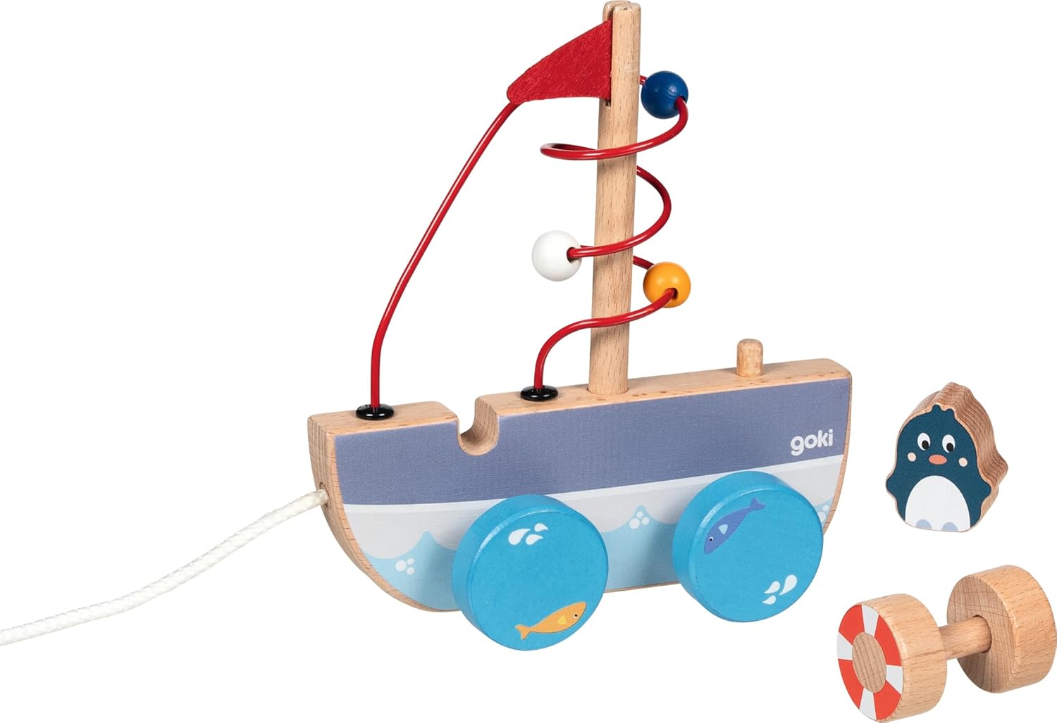Goki Trekboot Ahoy Met Kralenlabyrint