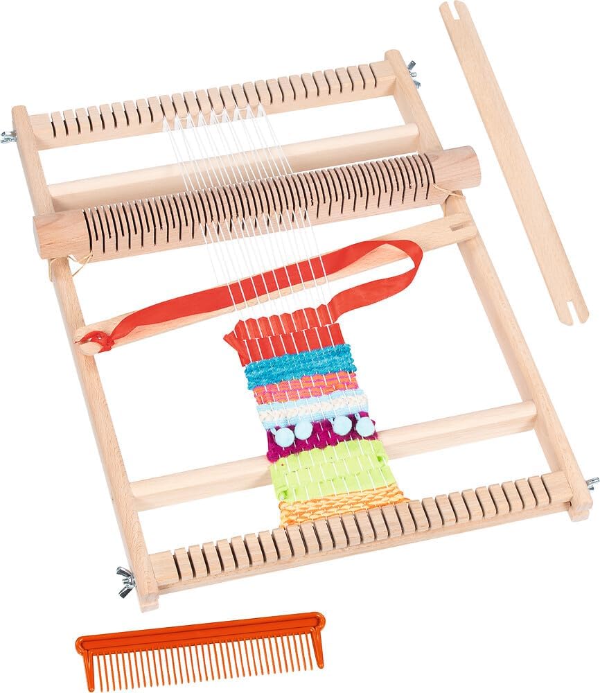 Goki Houten Weefraam Voor School Met Kam - 25Cm