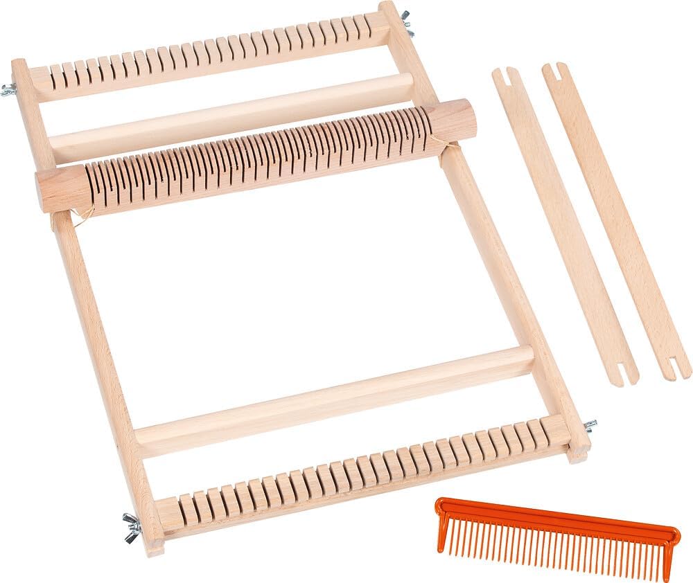Goki Houten Weefraam Voor School Met Kam - 25Cm