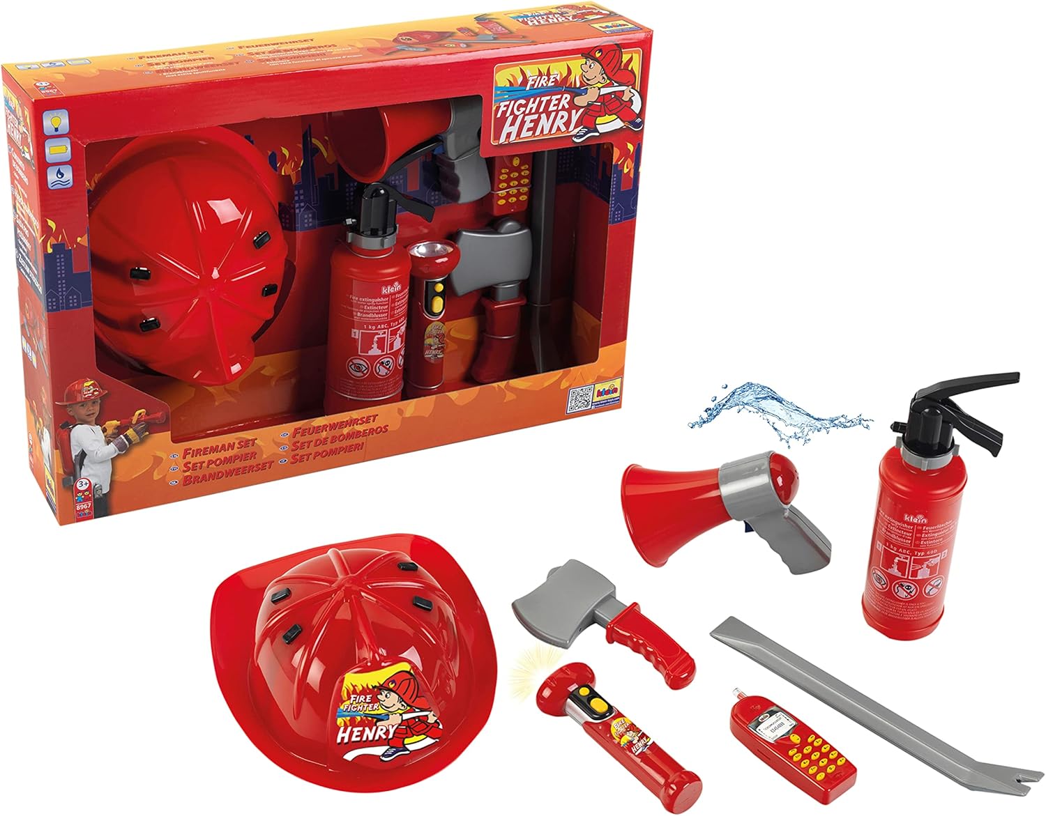 Brandweer Set Henry - 7Dlg.