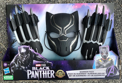 Black Panther Strijder Pakket - Masker En Handschoenen