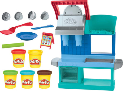 Play-Doh Kitchen Creations Chefs Drukke Restaurant - 5 Kleipotjes