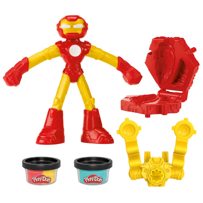 Play-Doh Marvel Iron Man Blast Launcher - 2 Kleipotjes