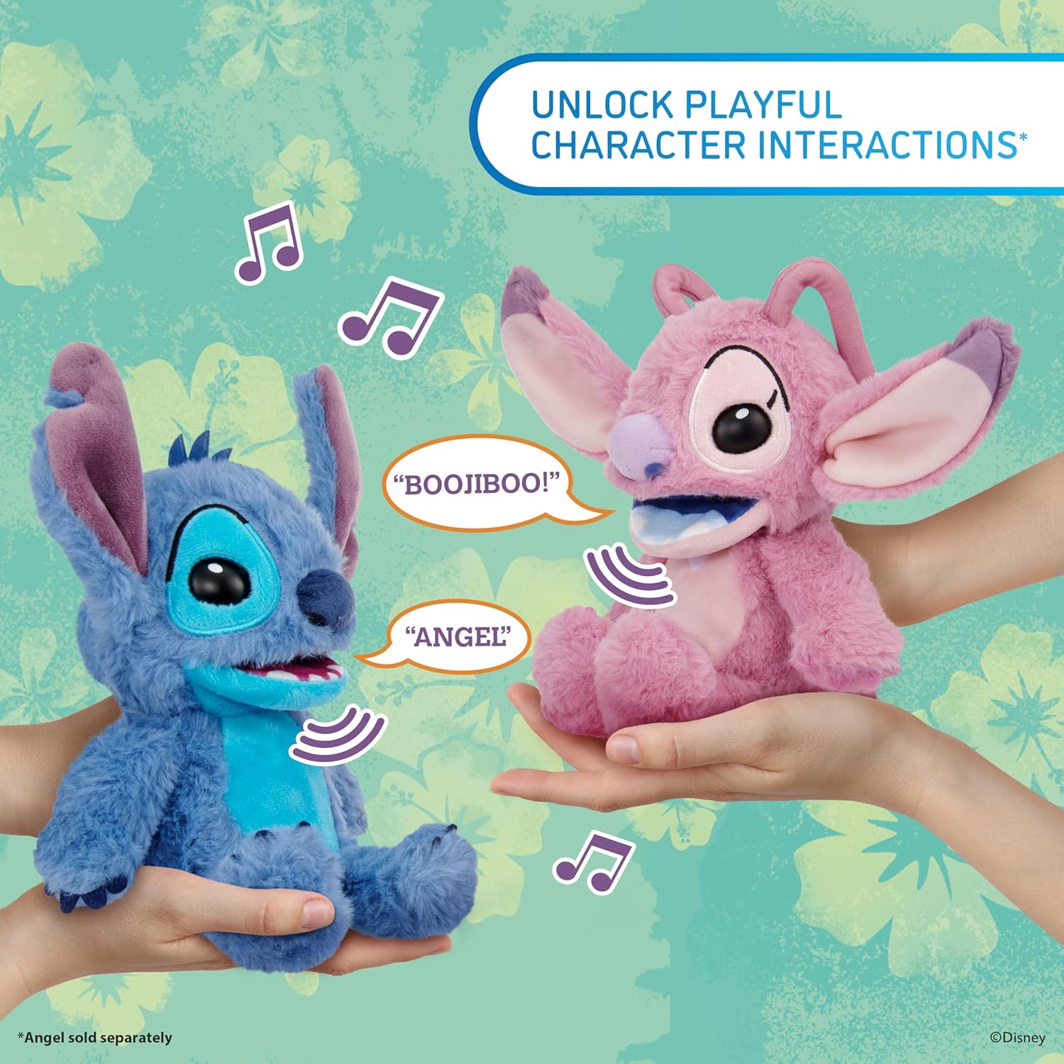 Disney Stitch Palm Puppetronic Interactieve Knuffel