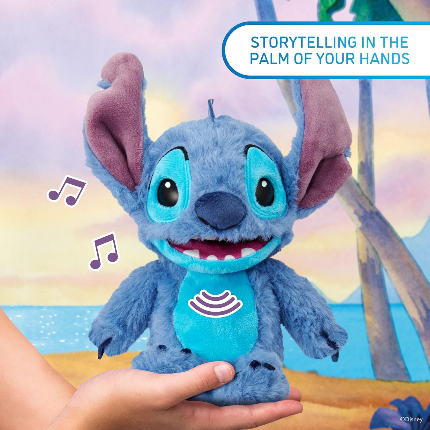 Disney Stitch Palm Puppetronic Interactieve Knuffel