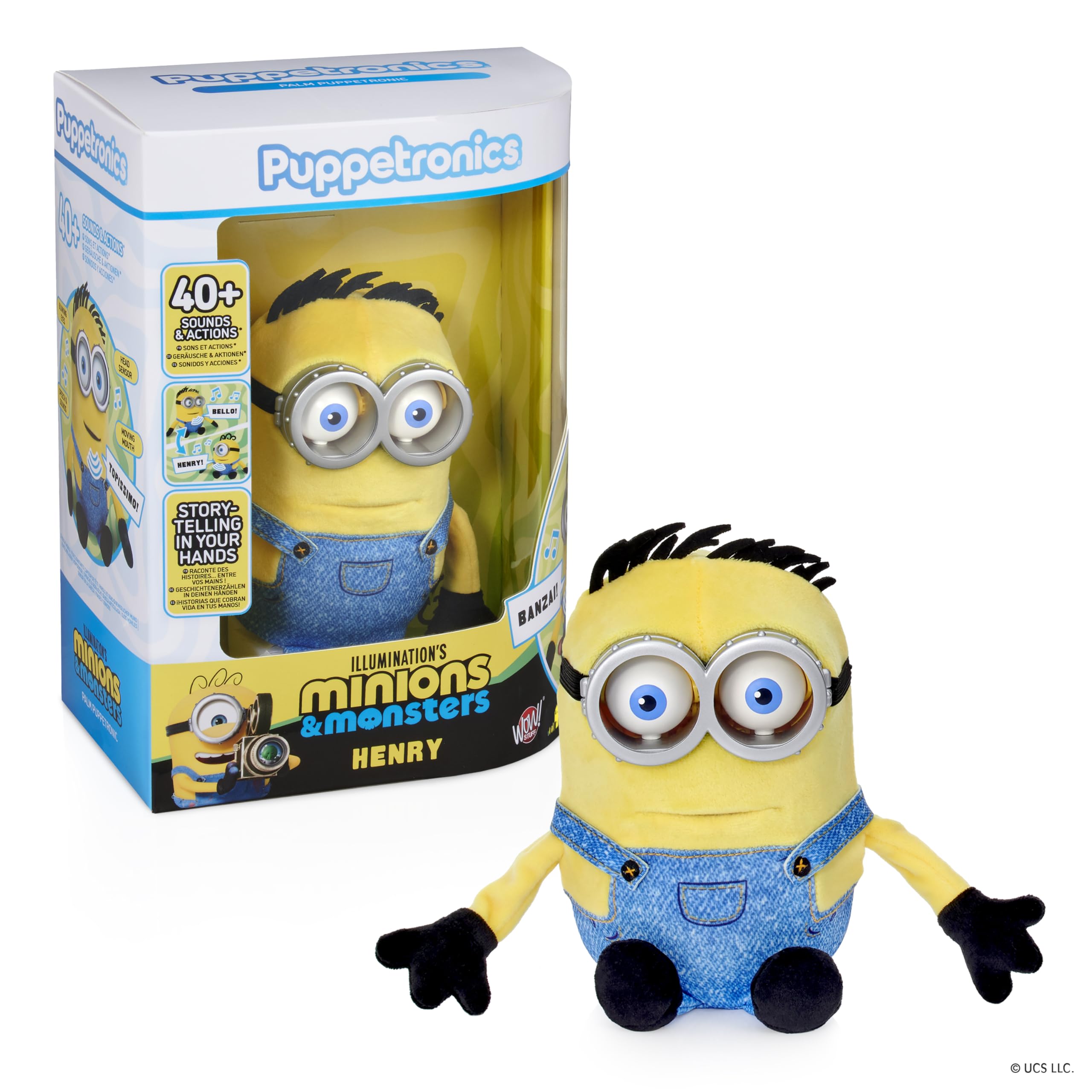 Universal Minions Henry Interactieve Knuffel