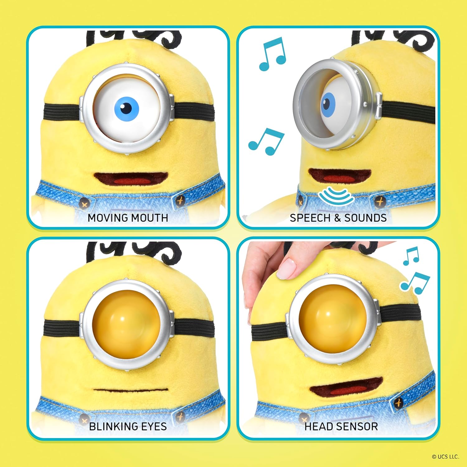 Universal Minions James Palm Puppetronic Interactieve Knuffel